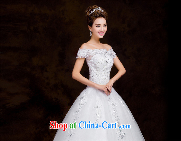 Tslyzm wedding dresses spring and summer 2015 new, the clean and elegant, the Field shoulder bridal wedding dresses Home welcome yarn fine lace beauty graphics thin white XXL pictures, price, brand platters! Elections are good character, the national distribution, so why buy now enjoy more preferential! Health