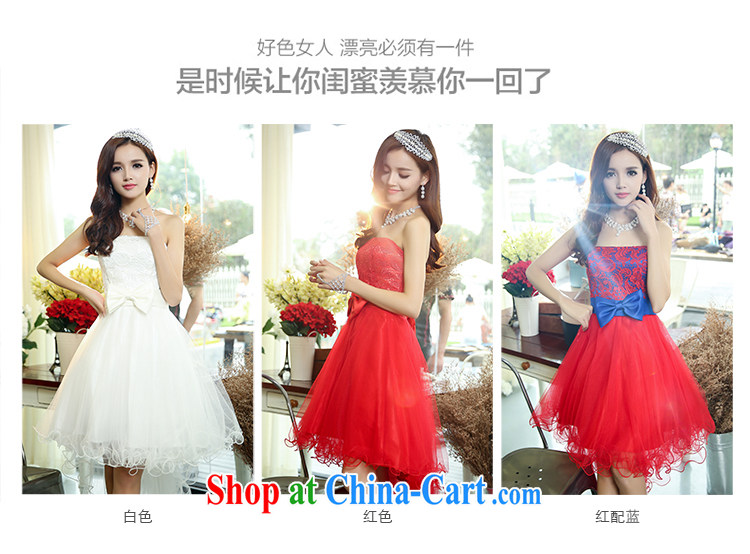 Air Shu Diane new 2014 winter small dress winter wedding bridesmaid dress bridal dress uniform toast wedding dresses with small shawl 9999 red XL pictures, price, brand platters! Elections are good character, the national distribution, so why buy now enjoy more preferential! Health