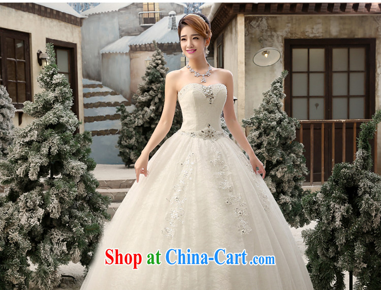 Honey, bride wedding dresses 2015 new Korean bridal wedding lace flowers erase chest strap beauty graphics thin with white M pictures, price, brand platters! Elections are good character, the national distribution, so why buy now enjoy more preferential! Health
