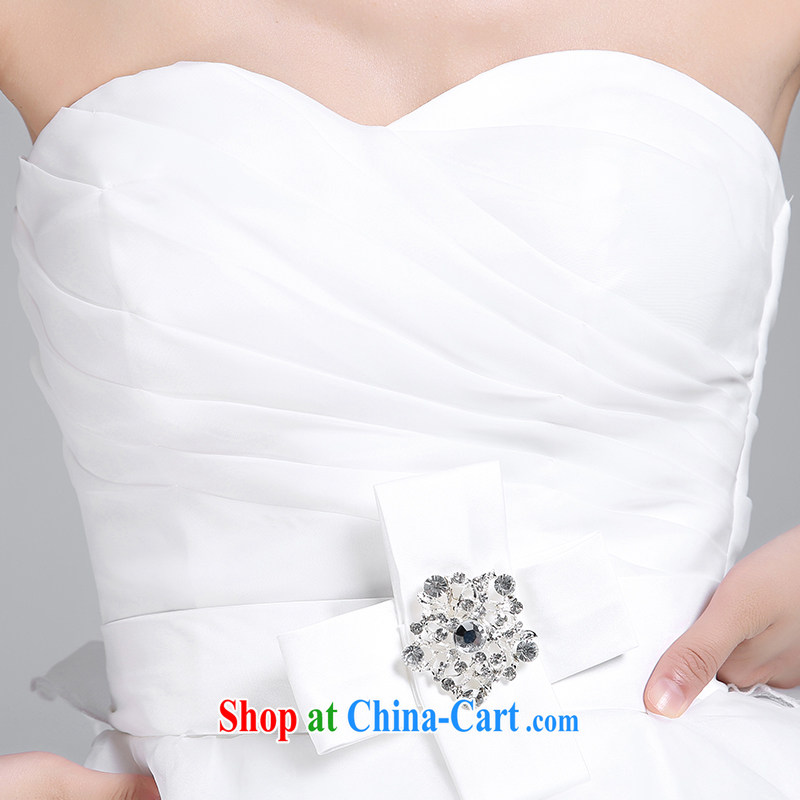 Recall that the red makeup spring and summer wedding dresses new 2015 new stylish wedding tail drill white retro tie-high-end H 14,746 white XL (shipping ultra-fast), recalling that the red makeup, shopping on the Internet