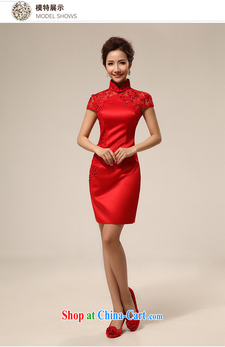 light the red dresses wedding dresses bride dresses short bows stage dress CTX QP 62 red XXL pictures, price, brand platters! Elections are good character, the national distribution, so why buy now enjoy more preferential! Health