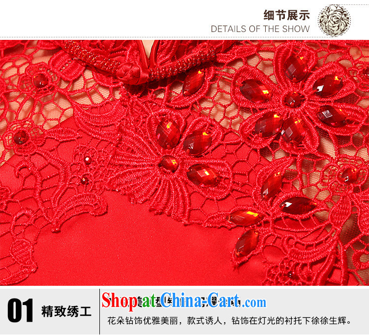 light the red dresses wedding dresses bride dresses short bows stage dress CTX QP 62 red XXL pictures, price, brand platters! Elections are good character, the national distribution, so why buy now enjoy more preferential! Health