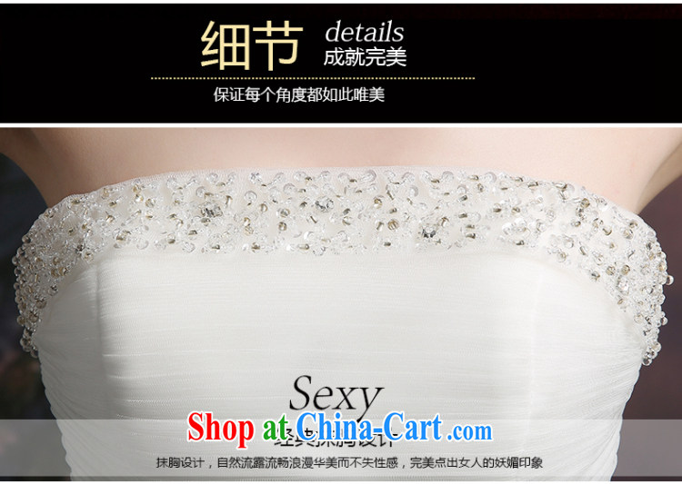 Ting Beverly wiped his chest wedding 2015 new autumn Korean Beauty graphics thin wedding dresses wood drill large code tie with white XXL pictures, price, brand platters! Elections are good character, the national distribution, so why buy now enjoy more preferential! Health