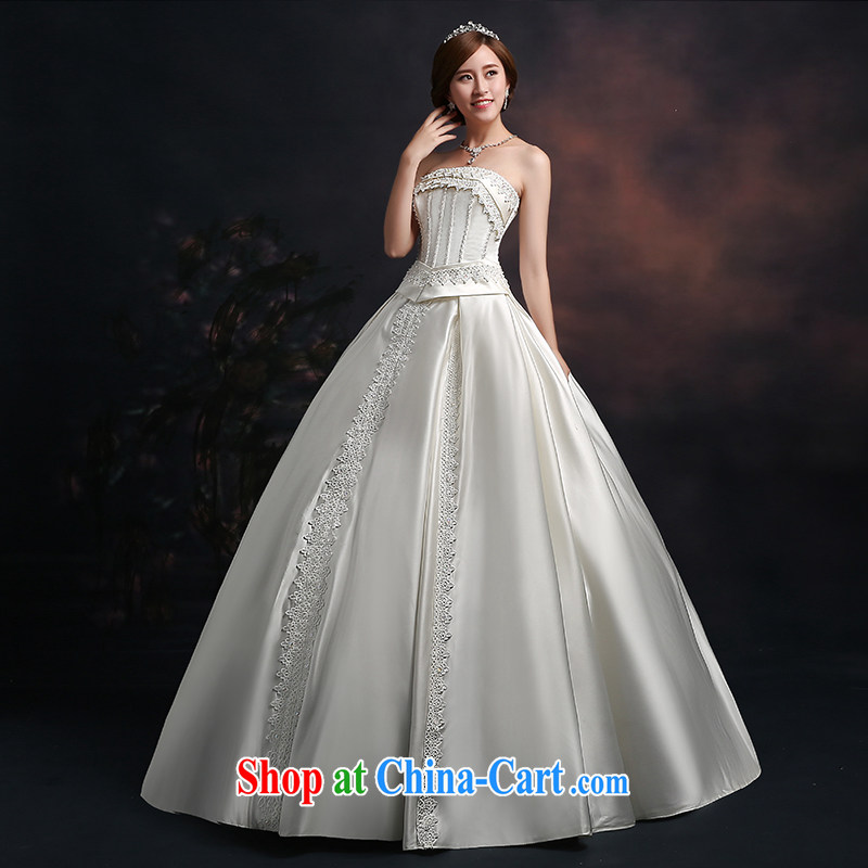 Ting Beverly wedding dresses 2015 new wedding autumn Korean fashion graphics thin beauty wedding dresses tied with the code with white XXL Ting, Beverly (tingbeier), online shopping