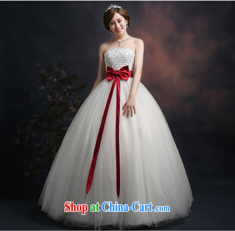 Ting Beverly 2015 new wedding dresses stylish erase chest Wedding Video thin-waist the bow-tie straps with shaggy dress white XXL pictures, price, brand platters! Elections are good character, the national distribution, so why buy now enjoy more preferential! Health