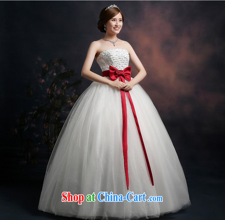 Ting Beverly 2015 new wedding dresses stylish erase chest Wedding Video thin-waist the bow-tie straps with shaggy dress white XXL pictures, price, brand platters! Elections are good character, the national distribution, so why buy now enjoy more preferential! Health