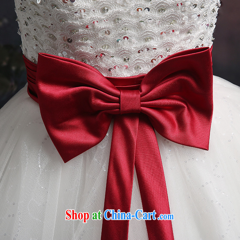 Ting Beverly 2015 new wedding dresses stylish wiped his chest Wedding Video thin the waist the bow-tie straps with shaggy dress white XXL Ting, Beverly (tingbeier), shopping on the Internet