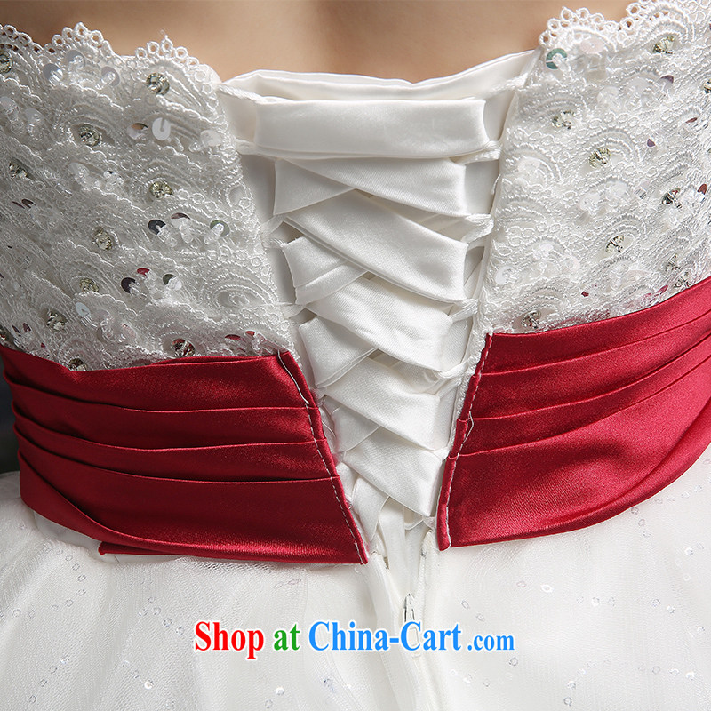 Ting Beverly 2015 new wedding dresses stylish wiped his chest Wedding Video thin the waist the bow-tie straps with shaggy dress white XXL Ting, Beverly (tingbeier), shopping on the Internet