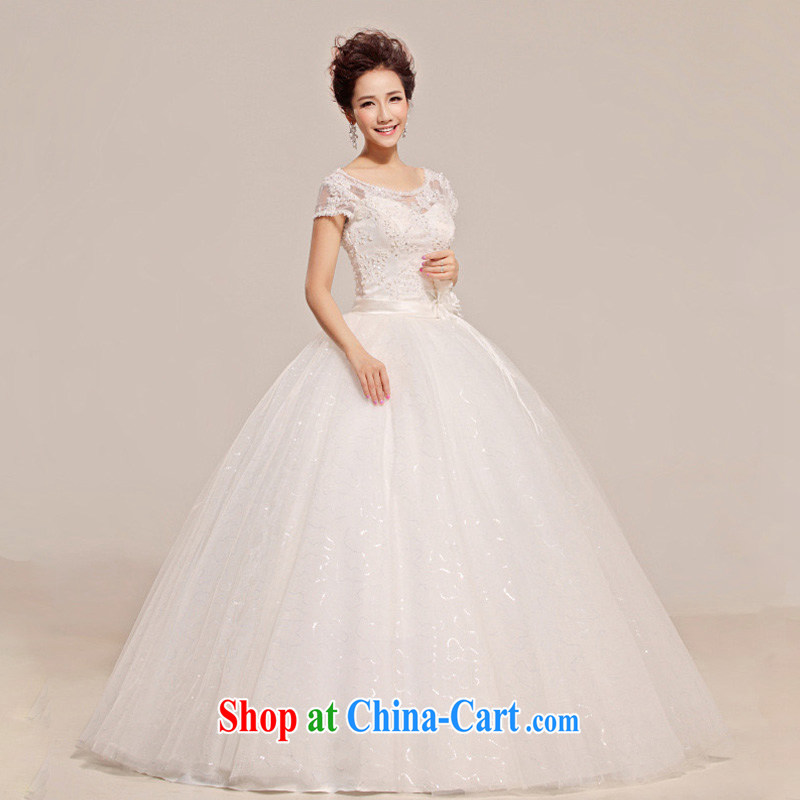 light at the lace the Field shoulder skirts floral decorations wedding dresses CTX HS 315 white XXL, shallow end, shopping on the Internet