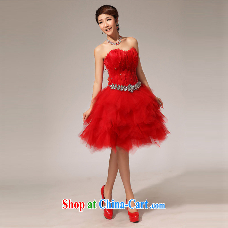 Shallow end bows dress uniform red dress small dress CTX LF 117 red XXL, shallow end, shopping on the Internet
