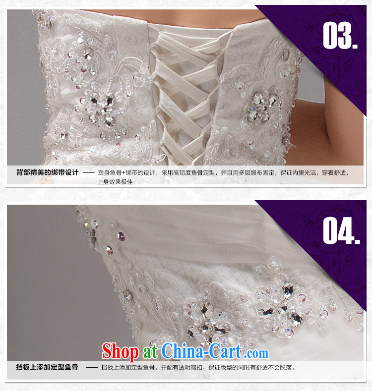 MSLover Korean sweet Princess bride wiped his chest to tie bridal Wedding Super tents large skirt with wedding 0020 m White tailored pictures, price, brand platters! Elections are good character, the national distribution, so why buy now enjoy more preferential! Health