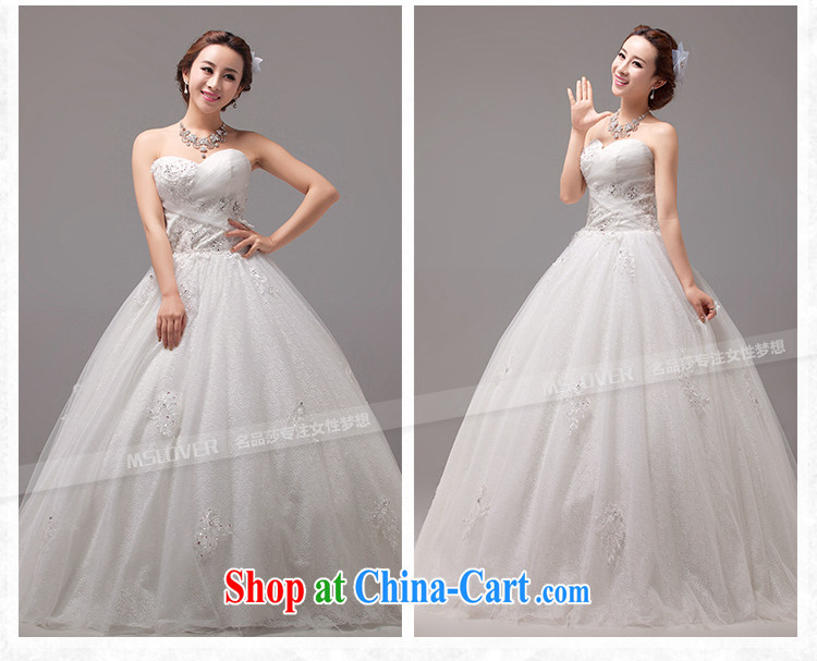 MSLover Korean sweet Princess bride wiped his chest to tie bridal Wedding Super tents large skirt with wedding 0020 m White tailored pictures, price, brand platters! Elections are good character, the national distribution, so why buy now enjoy more preferential! Health