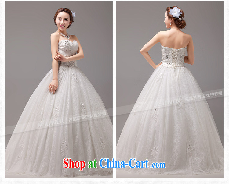 MSLover Korean sweet Princess bride wiped his chest to tie bridal Wedding Super tents large skirt with wedding 0020 m White tailored pictures, price, brand platters! Elections are good character, the national distribution, so why buy now enjoy more preferential! Health