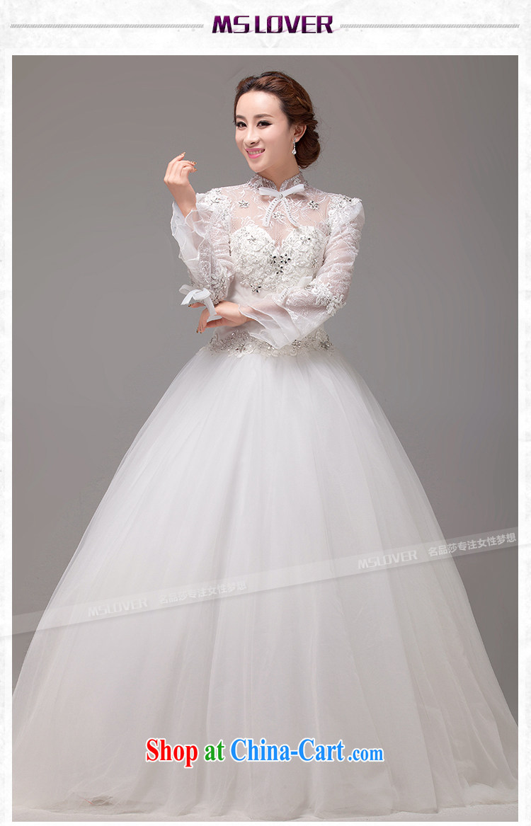 MSLover Royal Princess aura beauty bridal suite with long-sleeved wedding custom wedding 0026 white tailored pictures, price, brand platters! Elections are good character, the national distribution, so why buy now enjoy more preferential! Health