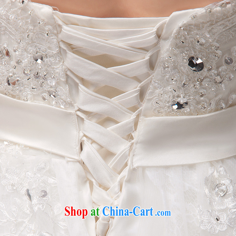 MSLover Korean-style wedding bride's bare chest manually staple Pearl strap with wedding high-waist pregnant wedding custom wedding 0033 m White tailored products (MSLOVER), and, on-line shopping