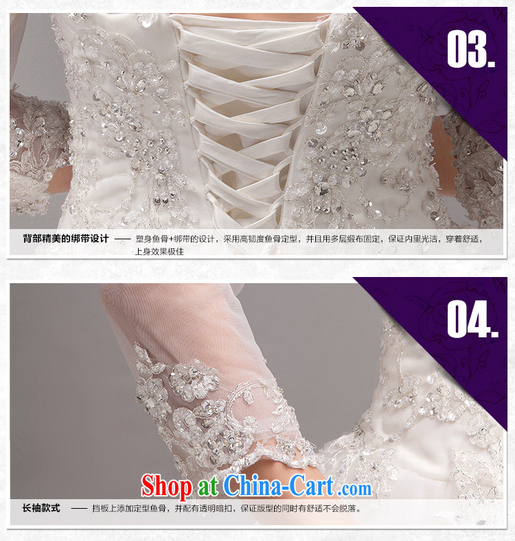 MSLover Korean-style wedding long-sleeved cultivating a large shaggy dress with a cuff with wedding 0045 white tailored pictures, price, brand platters! Elections are good character, the national distribution, so why buy now enjoy more preferential! Health