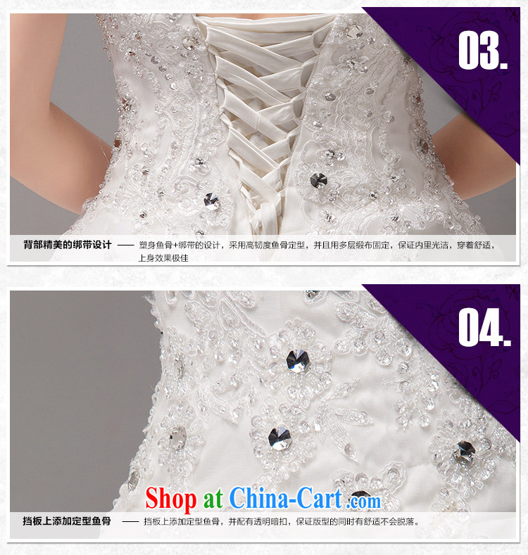 MSLover elegant shoulders French sexy back exposed lace Princess bridal beauty with strap wedding 2254 m White tailored pictures, price, brand platters! Elections are good character, the national distribution, so why buy now enjoy more preferential! Health