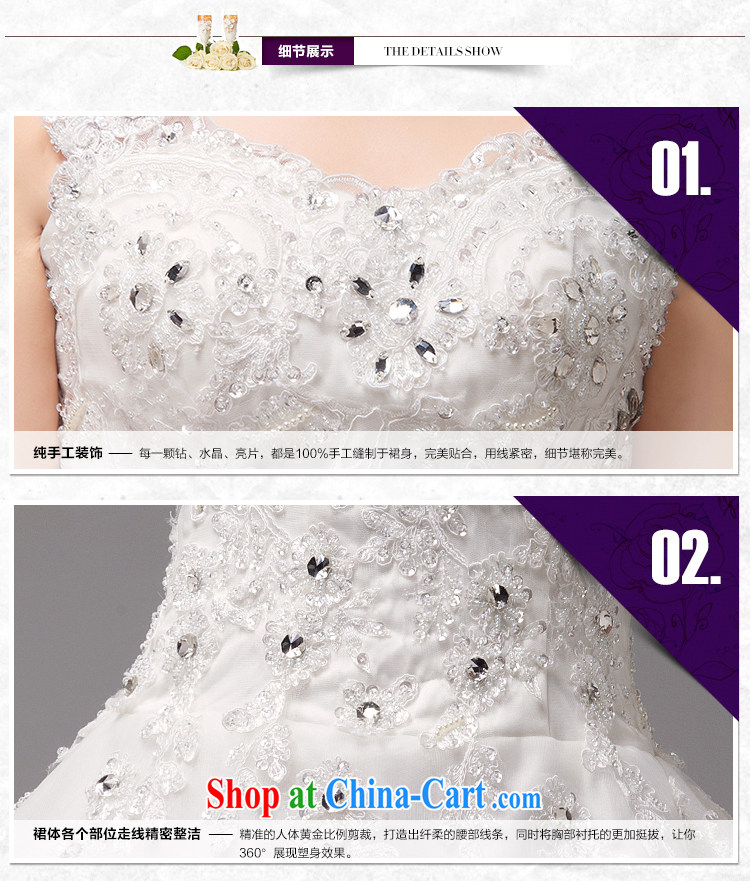 MSLover elegant shoulders French sexy back exposed lace Princess bridal beauty with strap wedding 2254 m White tailored pictures, price, brand platters! Elections are good character, the national distribution, so why buy now enjoy more preferential! Health