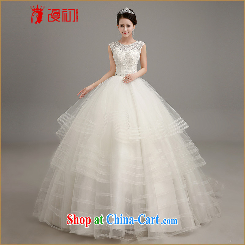 Early definition 2015 wedding dresses new upscale Korean bridal large tail wedding dresses a shoulder to align graphics thin strap wedding white white tail. contact Customer Service