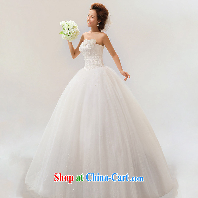 light at the wedding Korean sweet bow-tie lace bridal wedding wedding dresses CTX HS 159m White XXL, shallow end, shopping on the Internet