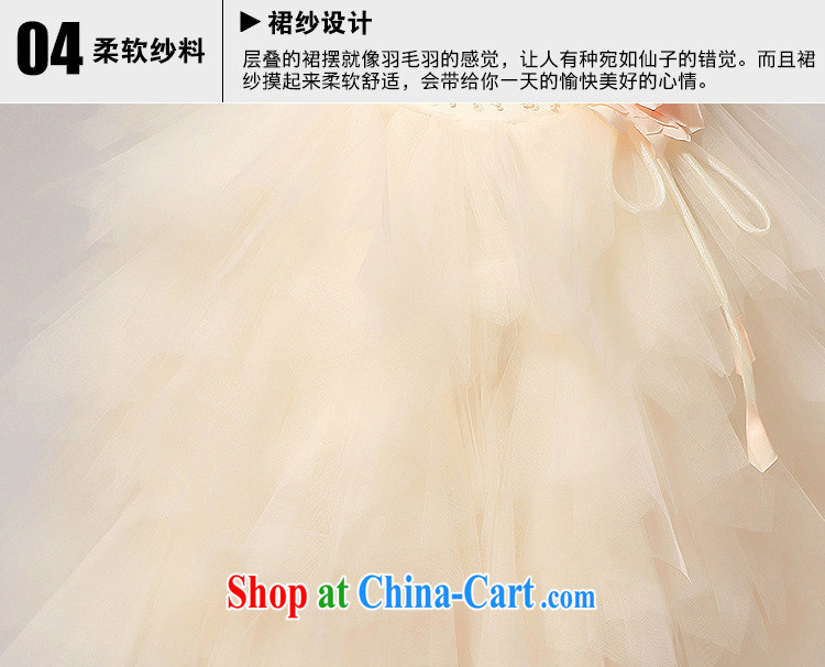 light at the wedding erase chest Pearl small dress short skirt sister bridesmaid dress CTX LF 114 champagne color XXL pictures, price, brand platters! Elections are good character, the national distribution, so why buy now enjoy more preferential! Health