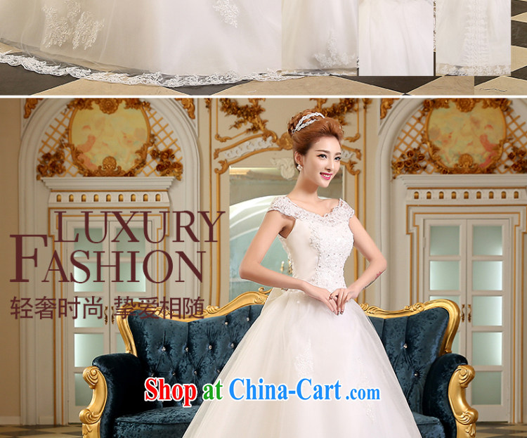 Qi wei wedding dresses shoulders new, summer 2015 new stylish Korean bridal tail beauty graphics thin lace the code strap drill white XXL pictures, price, brand platters! Elections are good character, the national distribution, so why buy now enjoy more preferential! Health
