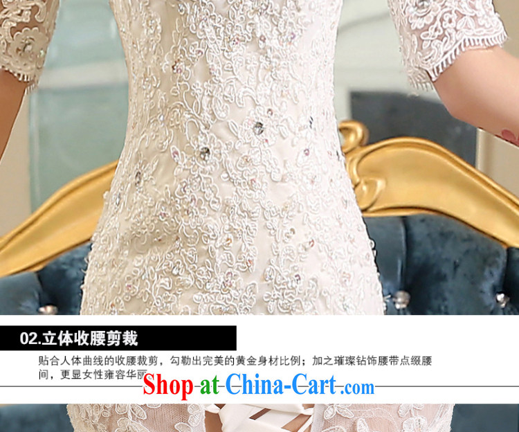 Qi wei bridal wedding dresses shoulders new, summer 2015 new stylish Korean crowsfoot cultivating high-tail tied with the code inserts drill white XXL pictures, price, brand platters! Elections are good character, the national distribution, so why buy now enjoy more preferential! Health