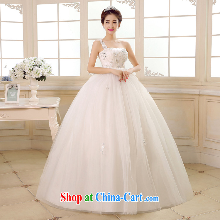 Rain is still Yi 2015 new bride wedding dress white Princess single shoulder stylish upmarket graphics thin large, high rates of maternal waist wedding HS 892 white XXL pictures, price, brand platters! Elections are good character, the national distribution, so why buy now enjoy more preferential! Health