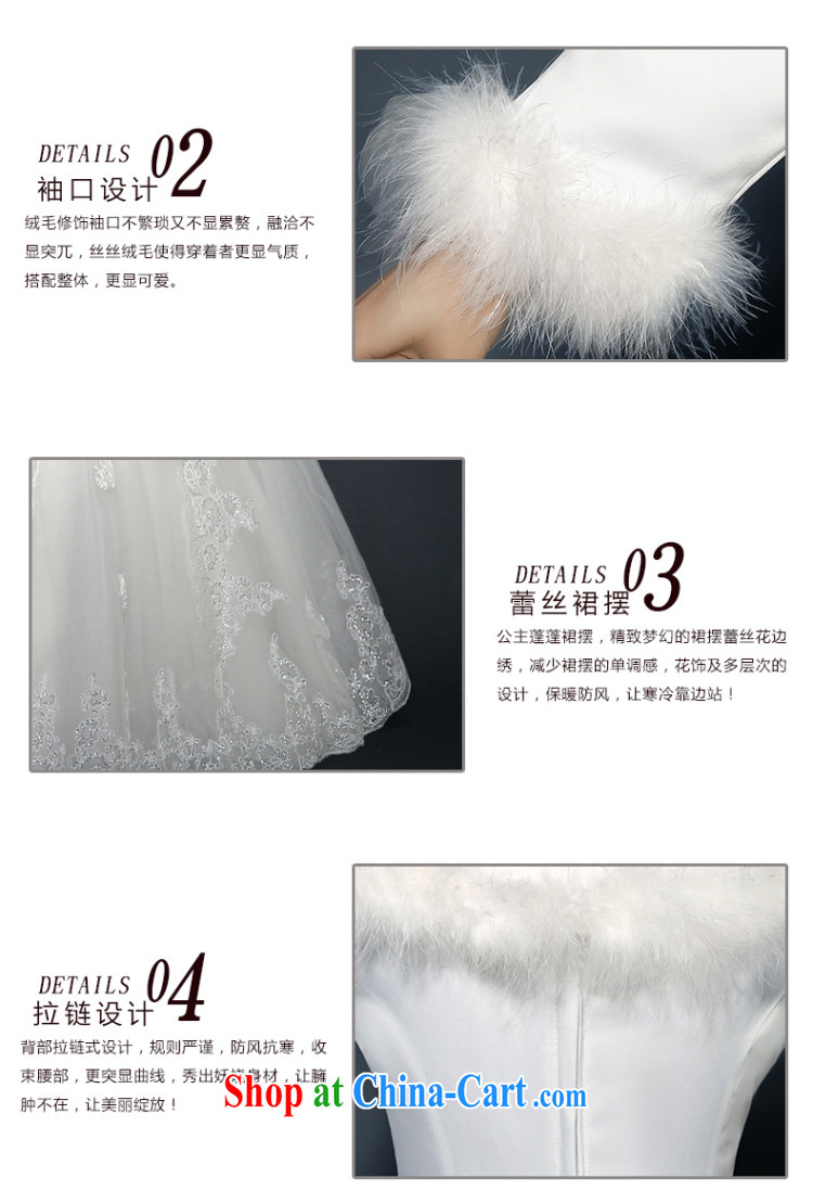 New 2015 spring new wedding Korean V gross for their alignment with long-sleeved bridal field shoulder winter clothes wedding quilted large code-waist graphics thin genuine white Custom size 7 Day Shipping pictures, price, brand platters! Elections are good character, the national distribution, so why buy now enjoy more preferential! Health