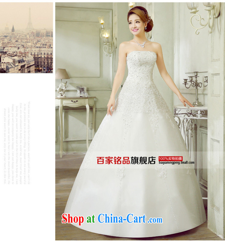 Wedding white summer 2015, new sense of bare chest Korean wood drilling upscale A field as well as the waist graphics thin with straps wedding new promotions National White Custom size 7 Day Shipping pictures, price, brand platters! Elections are good character, the national distribution, so why buy now enjoy more preferential! Health
