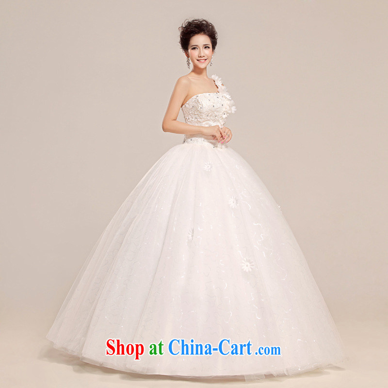 Light (at the end QM) Wedding single shoulder strap wedding high waist pregnant women with wedding dresses CTX HS 510 white XXL, shallow end, shopping on the Internet