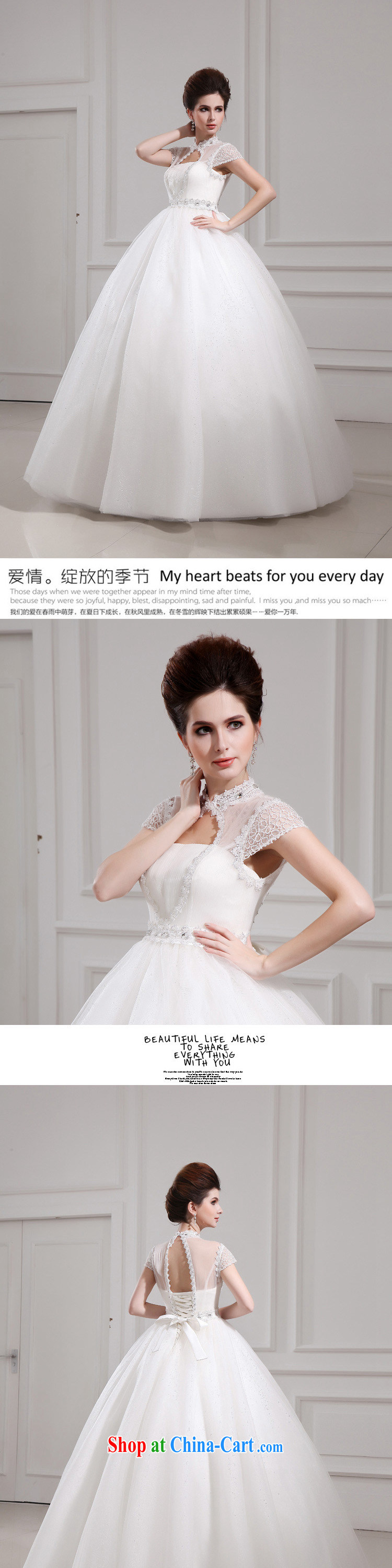 Light (at the end QM) Wedding short-sleeved mesh bridal package shoulder shaggy dress with a shoulder wedding CTX HS 312 white XXL pictures, price, brand platters! Elections are good character, the national distribution, so why buy now enjoy more preferential! Health