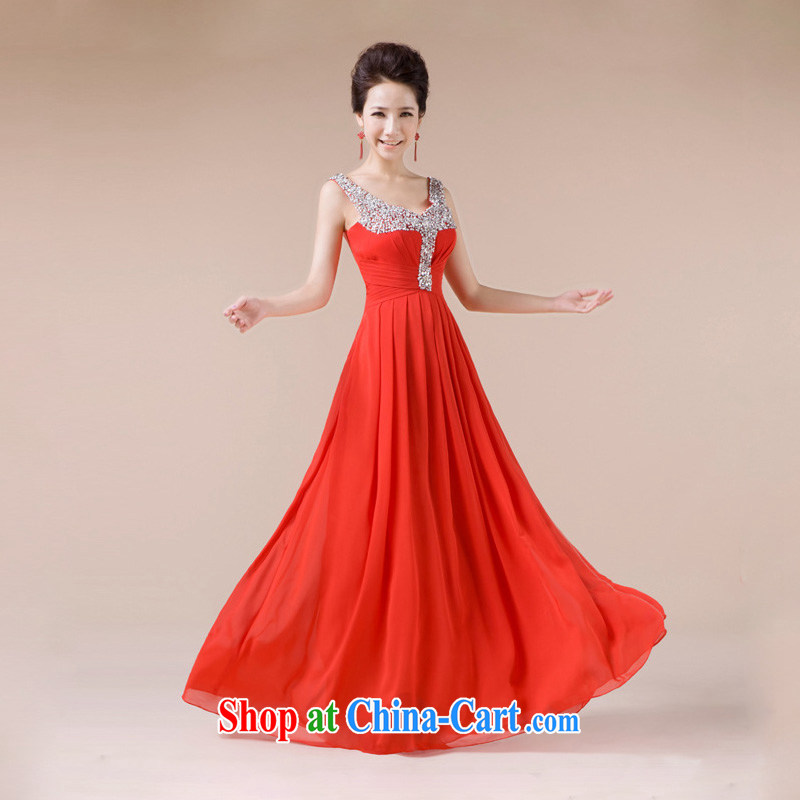 Light (at the end QM) Wedding bridal wedding dress evening gown toasting service CTX LF - 1005 red XXL, shallow end, shopping on the Internet