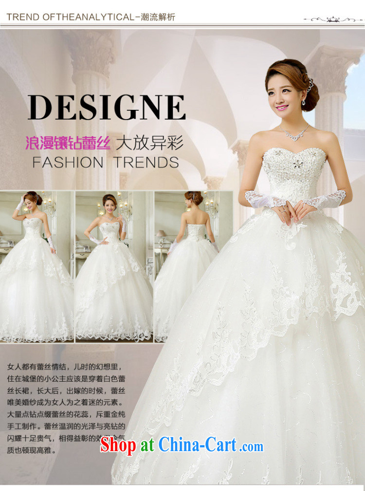 wedding dresses new 2015 summer Korean fashion the waist panels drill wiped chest bridal, lace with graphics thin white wedding canopy skirts and white Custom size 7 Day Shipping pictures, price, brand platters! Elections are good character, the national distribution, so why buy now enjoy more preferential! Health