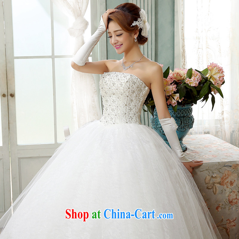 Wedding white summer 2015 new stylish sexy bare chest graphics thin wedding lace luxury wood drill with a strap wedding New Products promotions national Package white Custom Size 7 Day Shipping, 100 Ka-ming, and shopping on the Internet