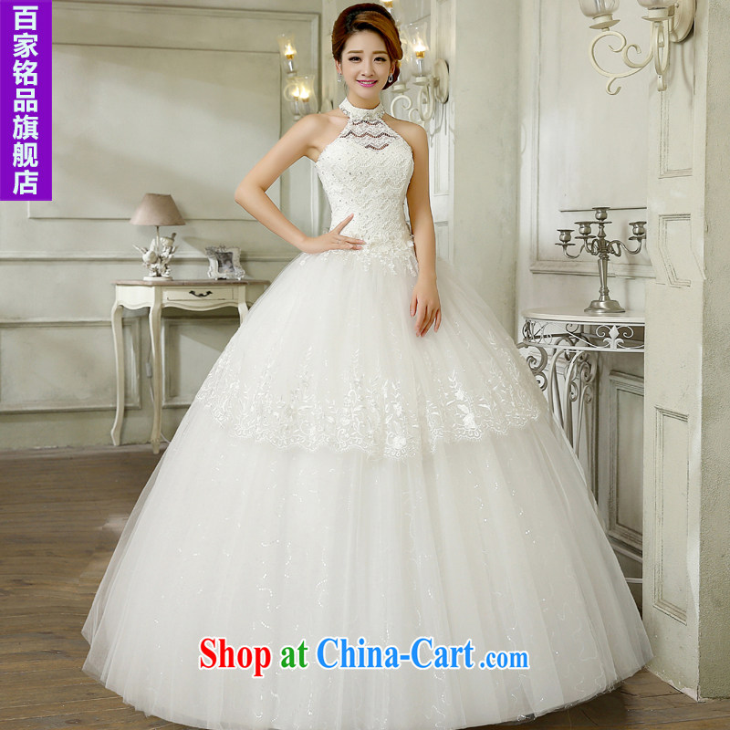 Bridal wedding dresses is also new, stylish 2015 Korean sweet alignment to tie the code graphics thin lace inserts drill shaggy dress wedding national package mail promotions white Custom size 7 day shipping