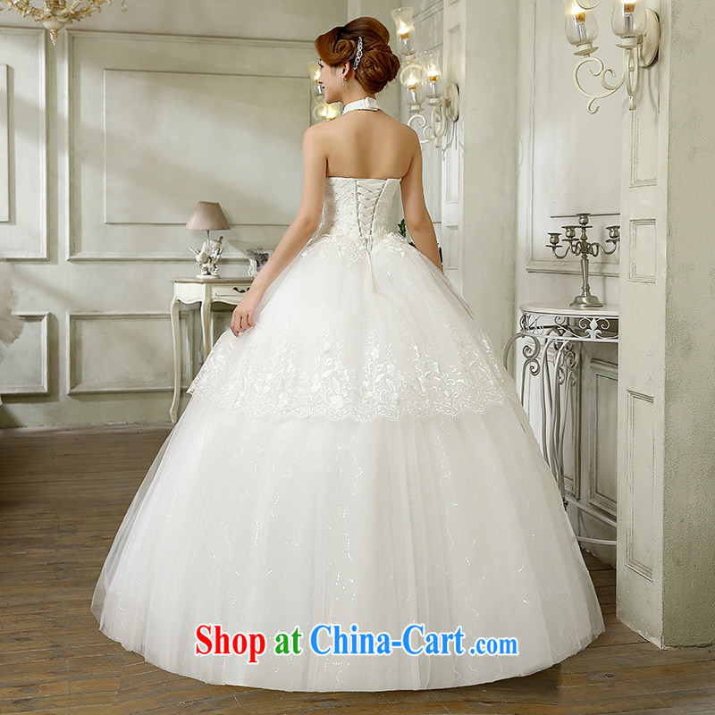 Bridal wedding dresses is also new, stylish 2015 Korean sweet alignment to tie the code graphics thin lace inserts drill shaggy dress wedding national package mail promotions white Custom size 7 Day Shipping, 100 Ka-ming, and shopping on the Internet