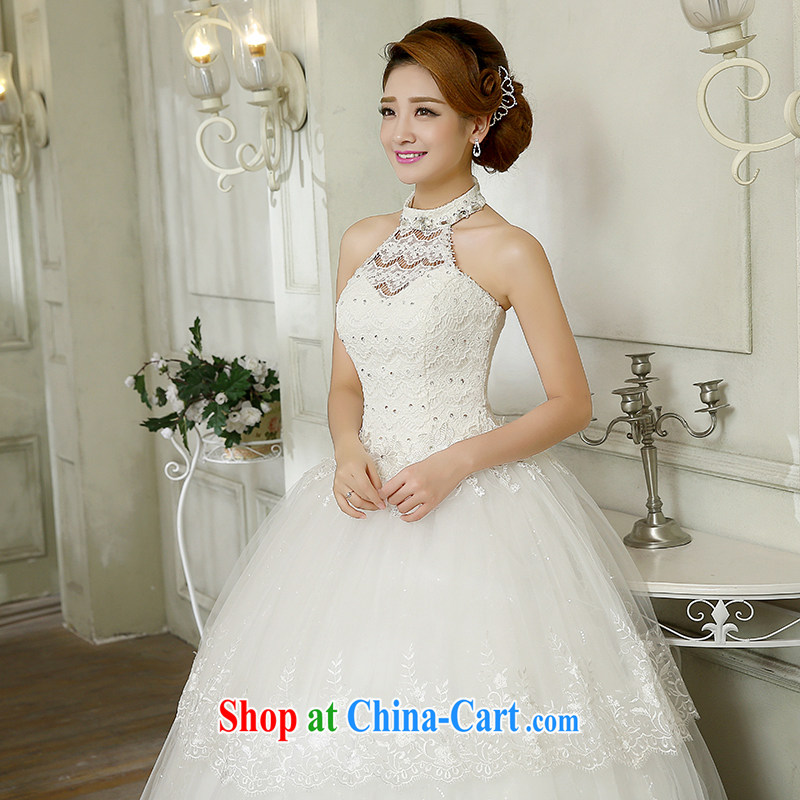 Bridal wedding dresses is also new, stylish 2015 Korean sweet alignment to tie the code graphics thin lace inserts drill shaggy dress wedding national package mail promotions white Custom size 7 Day Shipping, 100 Ka-ming, and shopping on the Internet