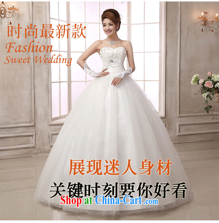 wedding dresses 2015 summer new sweet Princess with sexy beauty bare chest strap inserts drill bridal wedding dress marriage with new discount promotions package white Custom size 7 Day Shipping pictures, price, brand platters! Elections are good character, the national distribution, so why buy now enjoy more preferential! Health