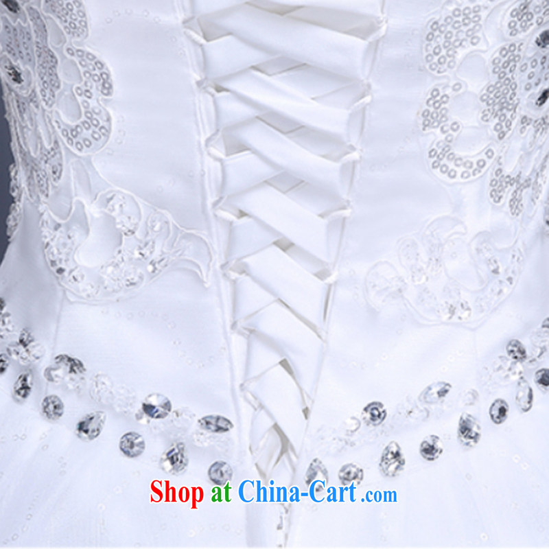 Sophie HIV than marriages wedding dresses summer 2015 new stylish Korean version of the new, integrated with bare chest wedding white elegance with wedding white XXL, Abby (SOFIE ABBY), online shopping