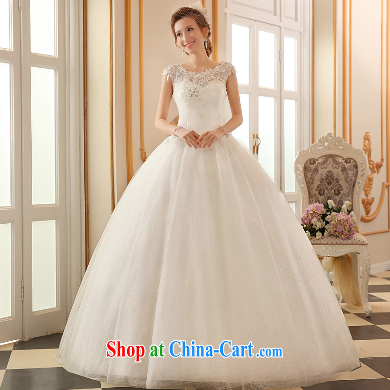 Sophie HIV than the field shoulder wedding dresses new 2015 summer Korean marriages and stylish retro wedding lace straps with wedding white XXL