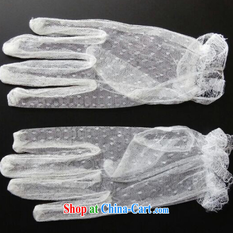 Sophie HIV than marriages wedding dresses with wedding accessories gloves lace white short full mittens spring and summer white