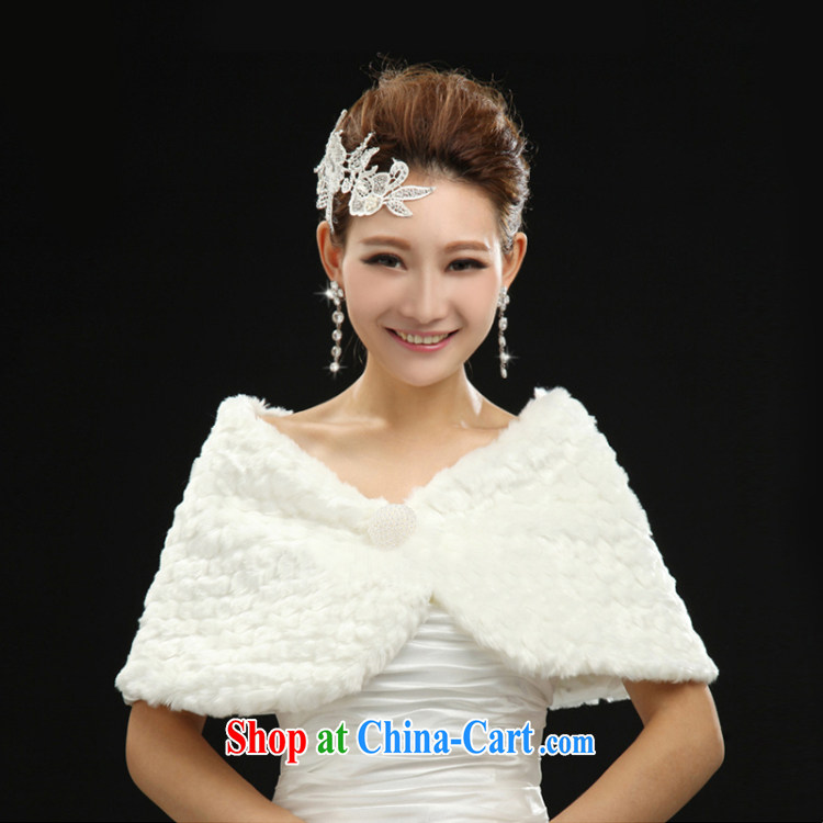 Sophie than AIDS 2015 new wedding dresses with white thick emulation Fox plush shawl autumn and winter warm bride's wedding shawl white pictures, price, brand platters! Elections are good character, the national distribution, so why buy now enjoy more preferential! Health