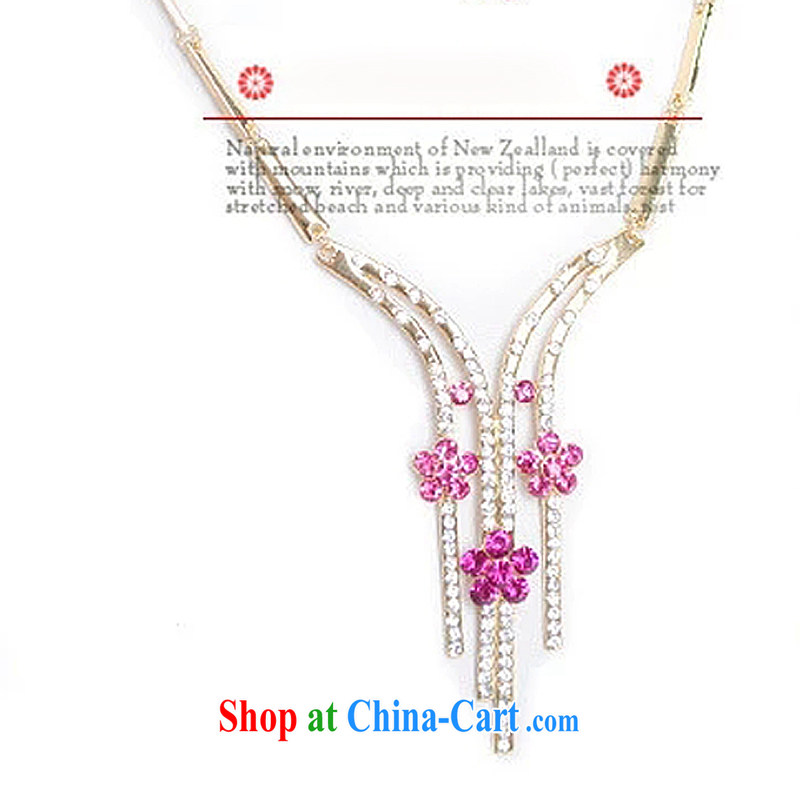 Bridal wedding dresses Accessories Kit Korean bridal suite chain jewelry 2015 new marriage necklace TL 0002 red ear clip, Jimmy married arts, shopping on the Internet