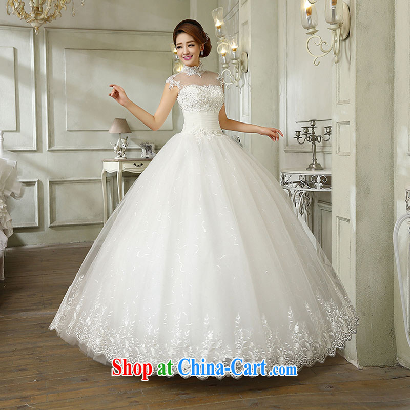 Bridal Suite 2015 new Korean-style surrounded the Field shoulder bag shoulder lace marriages with straps, on-chip pregnant women receiving lumbar shaggy dress wedding new promotional white Custom size 7 Day Shipping, 100 Ka-ming, and shopping on the Inter