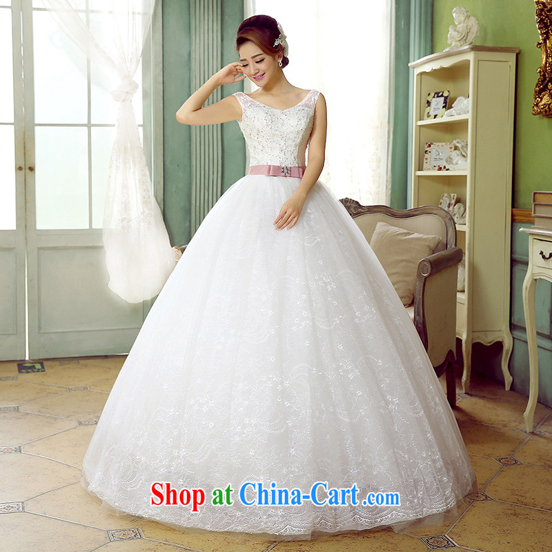 wedding dresses women summer 2015 new Korean sweet lady shoulder strap simple and stylish beauty graphics thin sweet Princess white wedding dresses, white Custom size 7 Day Shipping, 100 Ka-ming, and shopping on the Internet