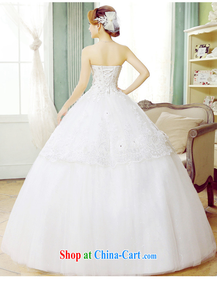 Korean-style luxury parquet drill wedding dresses women 2015 new summer alignment to the waist bare chest sweet home Princess yarn autumn and winter white wedding dresses and white Custom Size 7 Day Shipping pictures, price, brand platters! Elections are good character, the national distribution, so why buy now enjoy more preferential! Health