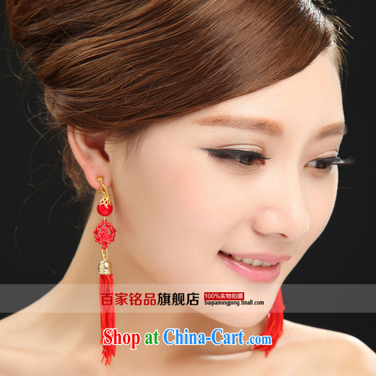 Manual antique China wind Openwork well field earrings long red flow, bridal earrings pictures, price, brand platters! Elections are good character, the national distribution, so why buy now enjoy more preferential! Health