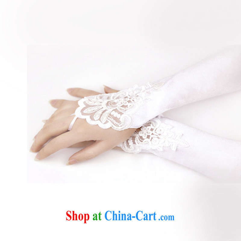 Wedding gloves Long White, lace bridal gloves wedding terrace staple the Pearl Diamond Wedding gloves 2015 new wedding dresses gloves white, 100-ball (Ball Lily), and shopping on the Internet