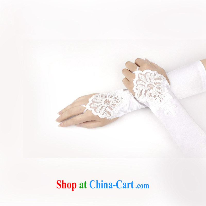 Wedding gloves Long White, lace bridal gloves wedding terrace staple the Pearl Diamond Wedding gloves 2015 new wedding dresses gloves white, 100-ball (Ball Lily), and shopping on the Internet